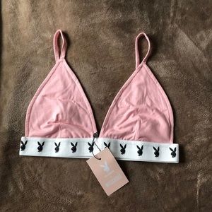 Playboy triangle bra